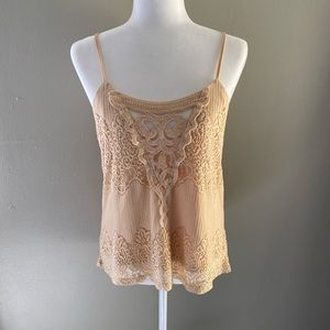 Daytrip Lace Tie Back Tank Top